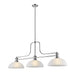 Z-Lite Canada - Three Light Billiard - Melange - Chrome- Union Lighting Luminaires Decor