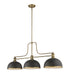 Z-Lite Canada - Three Light Billiard - Melange - Heritage Brass- Union Lighting Luminaires Decor