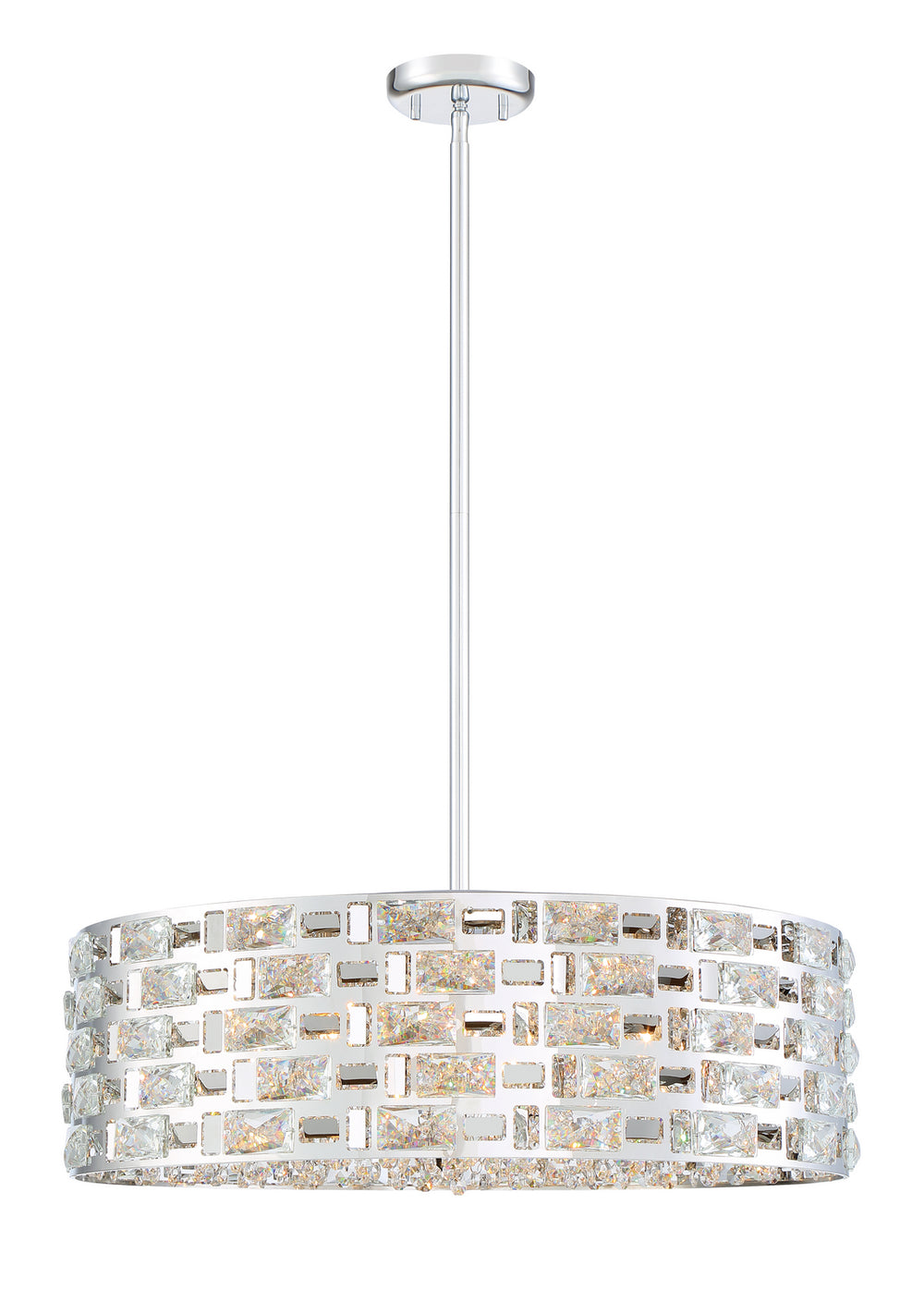 Z-Lite Canada - Seven Light Chandelier - Aludra - Chrome- Union Lighting Luminaires Decor