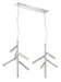 Z-Lite Canada - LED Linear Chandelier - Forest - Chrome- Union Lighting Luminaires Decor