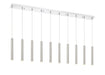 Z-Lite Canada - LED Linear Chandelier - Forest - Chrome- Union Lighting Luminaires Decor