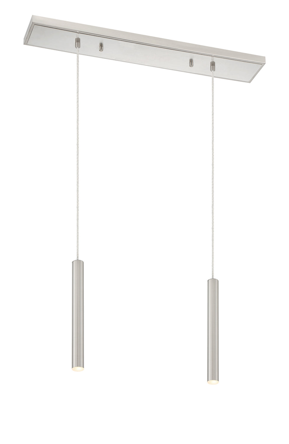 Z-Lite Canada - LED Linear Chandelier - Forest - Brushed Nickel- Union Lighting Luminaires Decor