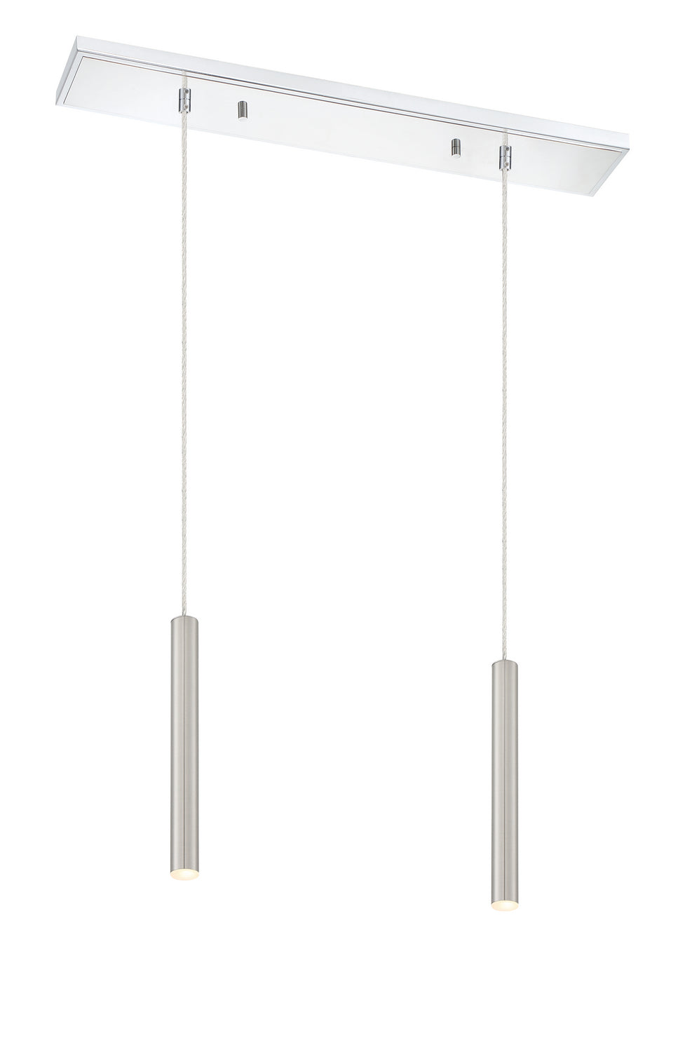 Z-Lite Canada - LED Linear Chandelier - Forest - Chrome- Union Lighting Luminaires Decor