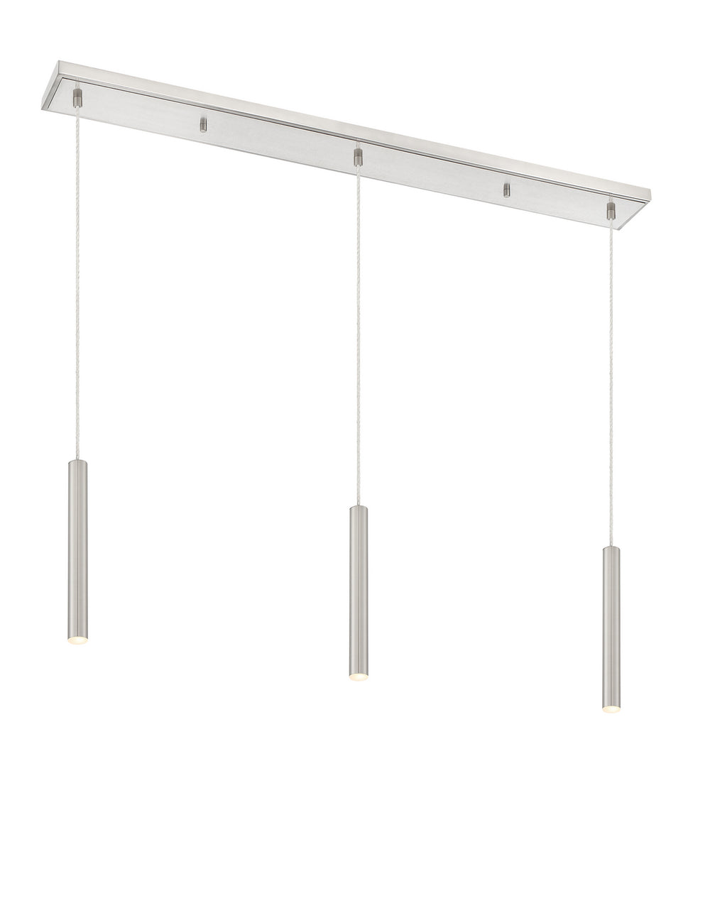 Z-Lite Canada - LED Linear Chandelier - Forest - Brushed Nickel- Union Lighting Luminaires Decor