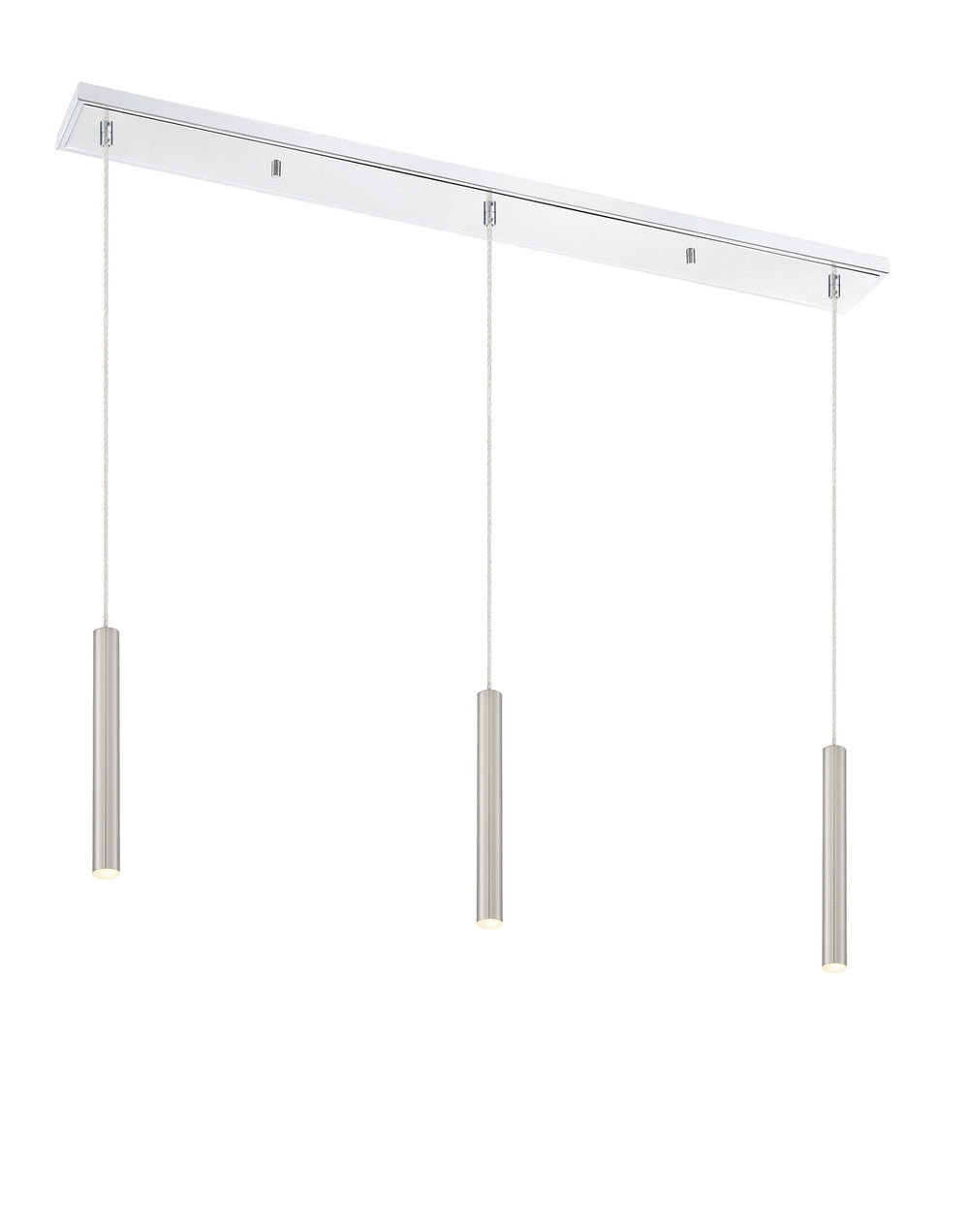 Z-Lite Canada - LED Linear Chandelier - Forest - Chrome- Union Lighting Luminaires Decor