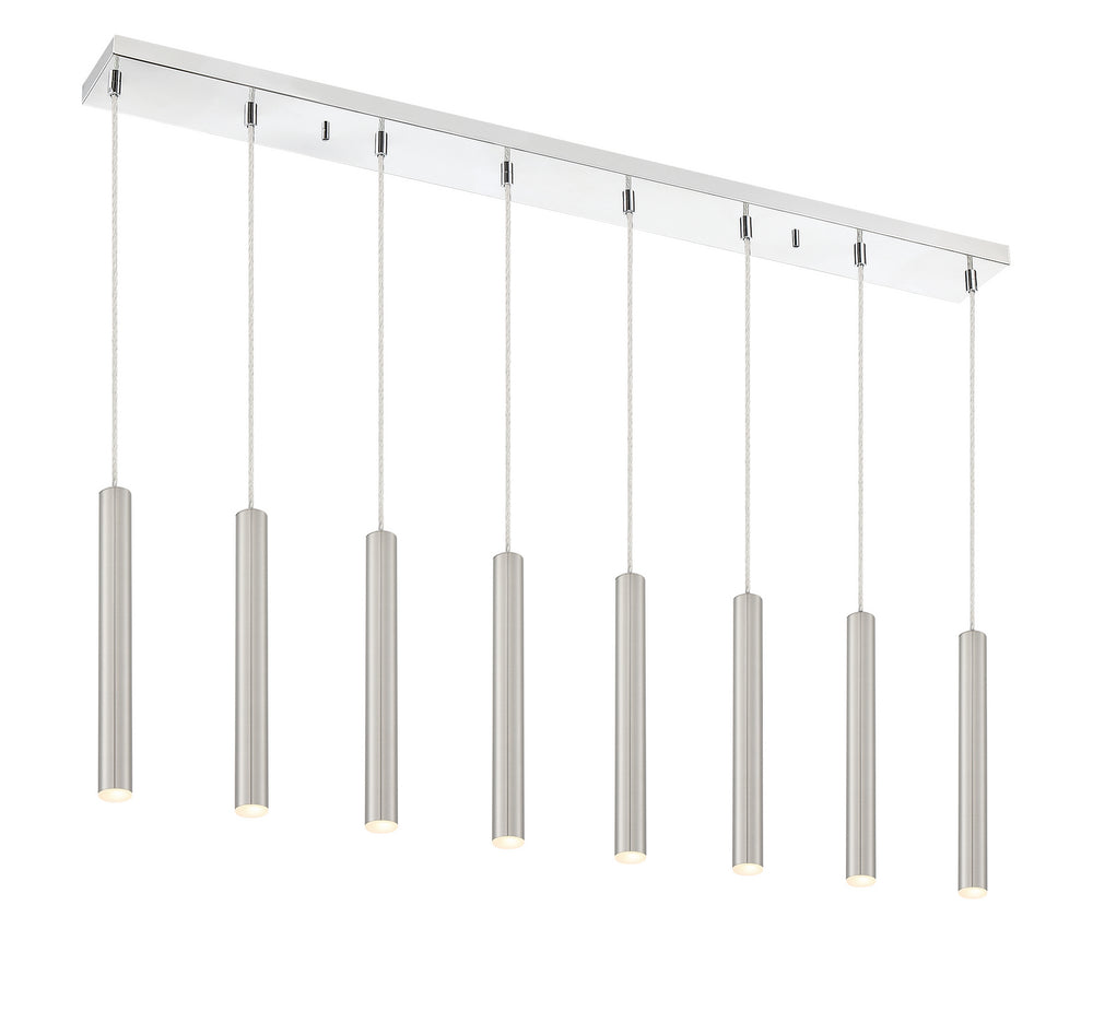 Z-Lite Canada - LED Linear Chandelier - Forest - Chrome- Union Lighting Luminaires Decor
