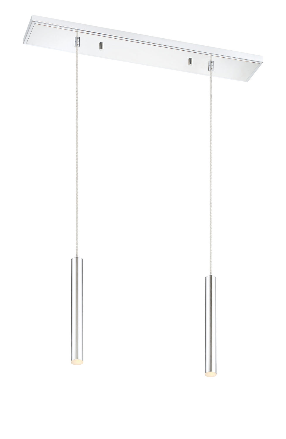 Z-Lite Canada - LED Linear Chandelier - Forest - Chrome- Union Lighting Luminaires Decor