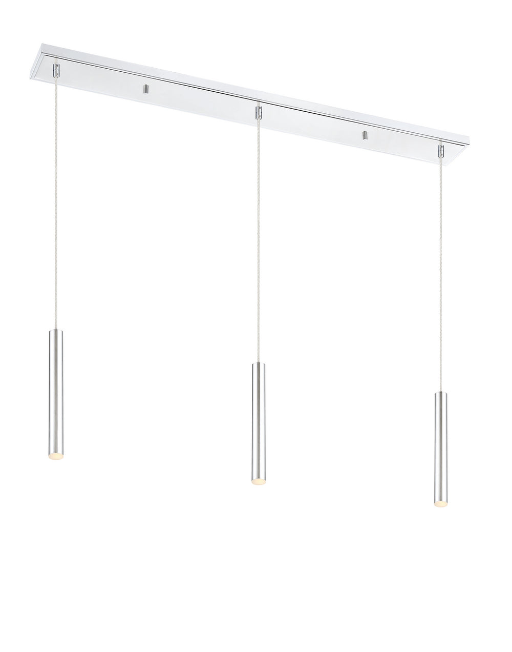 Z-Lite Canada - LED Linear Chandelier - Forest - Chrome- Union Lighting Luminaires Decor