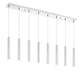 Z-Lite Canada - LED Linear Chandelier - Forest - Chrome- Union Lighting Luminaires Decor