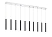 Z-Lite Canada - LED Linear Chandelier - Forest - Chrome- Union Lighting Luminaires Decor