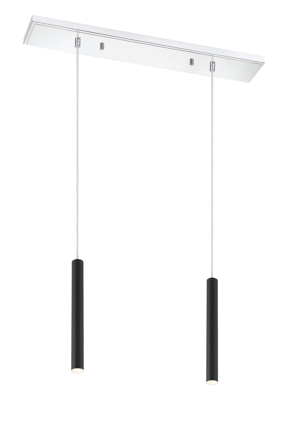 Z-Lite Canada - LED Linear Chandelier - Forest - Chrome- Union Lighting Luminaires Decor