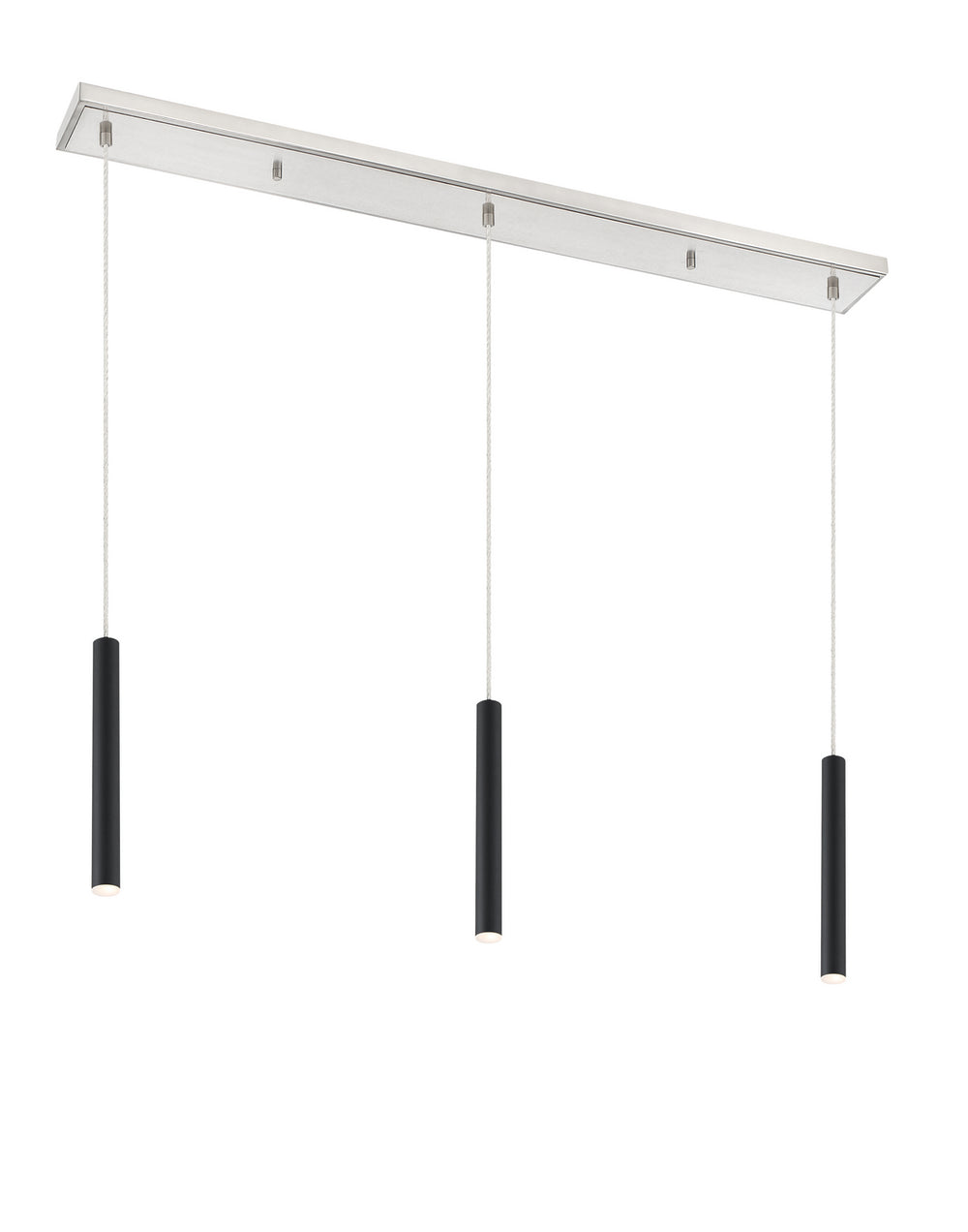 Z-Lite Canada - LED Linear Chandelier - Forest - Brushed Nickel- Union Lighting Luminaires Decor