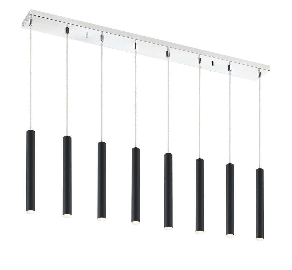 Z-Lite Canada - LED Linear Chandelier - Forest - Chrome- Union Lighting Luminaires Decor