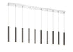 Z-Lite Canada - LED Linear Chandelier - Forest - Chrome- Union Lighting Luminaires Decor