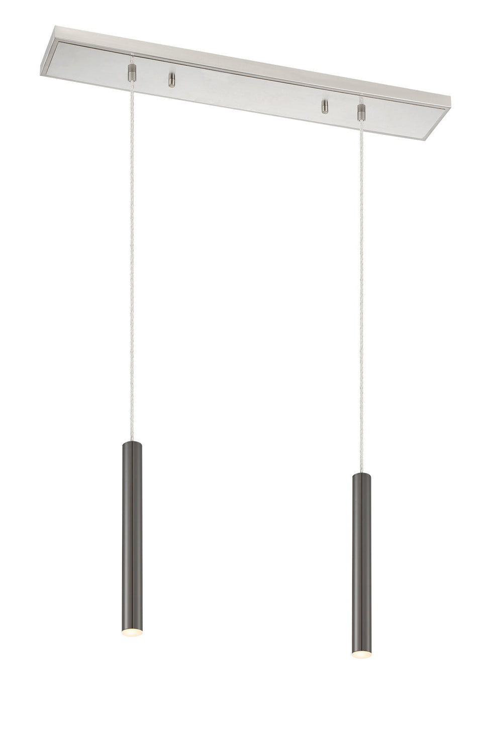 Z-Lite Canada - LED Linear Chandelier - Forest - Brushed Nickel- Union Lighting Luminaires Decor