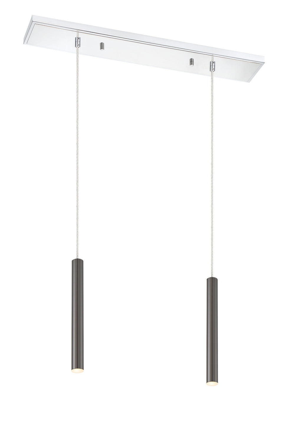 Z-Lite Canada - LED Linear Chandelier - Forest - Chrome- Union Lighting Luminaires Decor