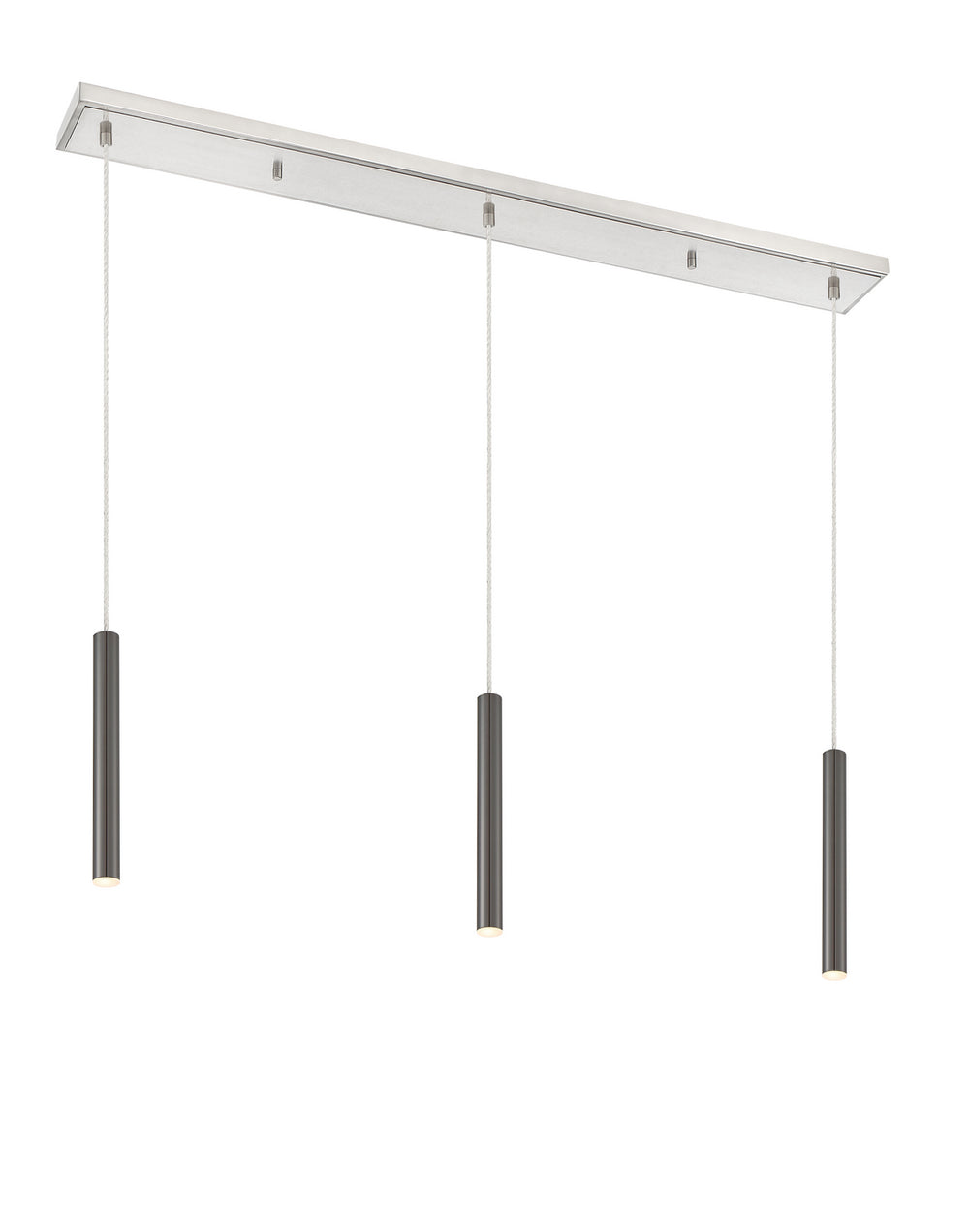 Z-Lite Canada - LED Linear Chandelier - Forest - Brushed Nickel- Union Lighting Luminaires Decor