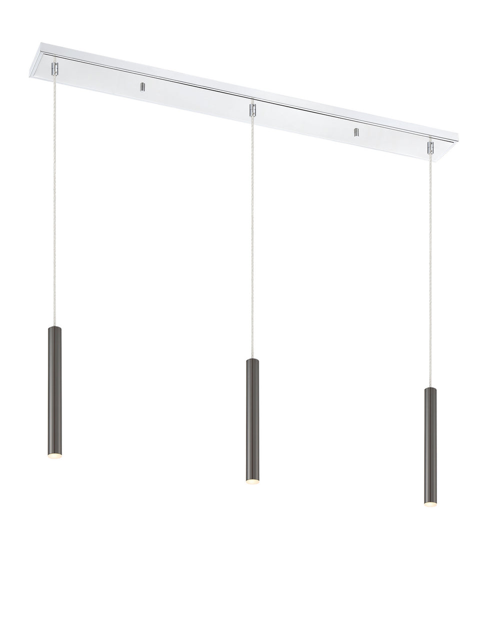 Z-Lite Canada - LED Linear Chandelier - Forest - Chrome- Union Lighting Luminaires Decor