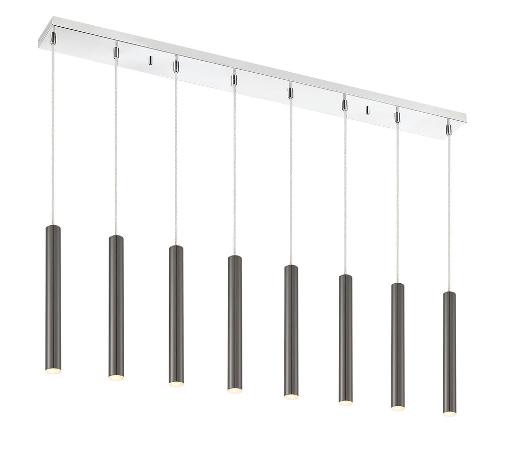 Z-Lite Canada - LED Linear Chandelier - Forest - Chrome- Union Lighting Luminaires Decor