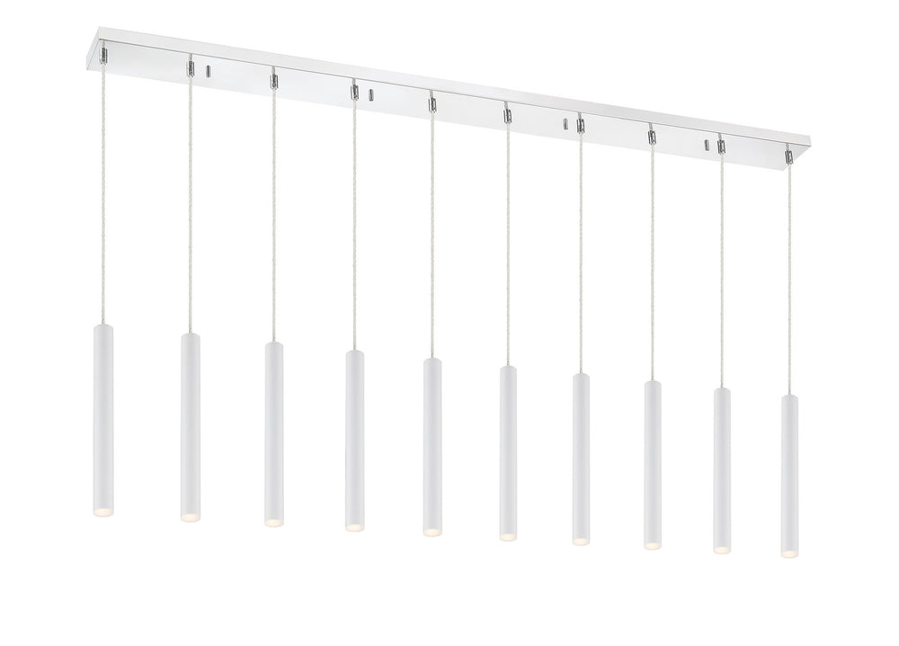 Z-Lite Canada - LED Linear Chandelier - Forest - Chrome- Union Lighting Luminaires Decor