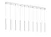 Z-Lite Canada - LED Linear Chandelier - Forest - Chrome- Union Lighting Luminaires Decor