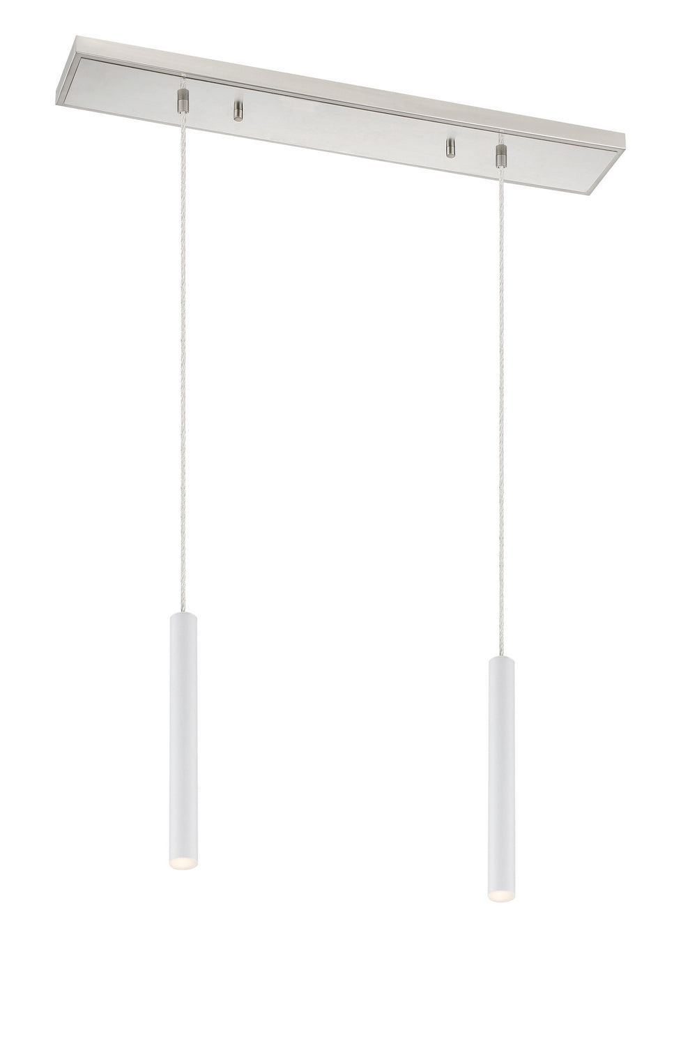 Z-Lite Canada - LED Linear Chandelier - Forest - Brushed Nickel- Union Lighting Luminaires Decor