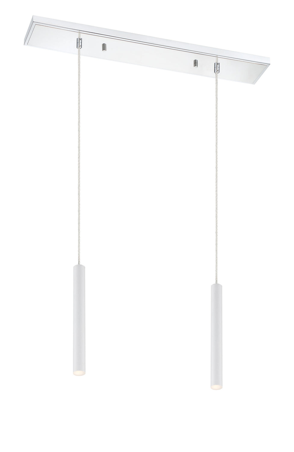 Z-Lite Canada - LED Linear Chandelier - Forest - Chrome- Union Lighting Luminaires Decor