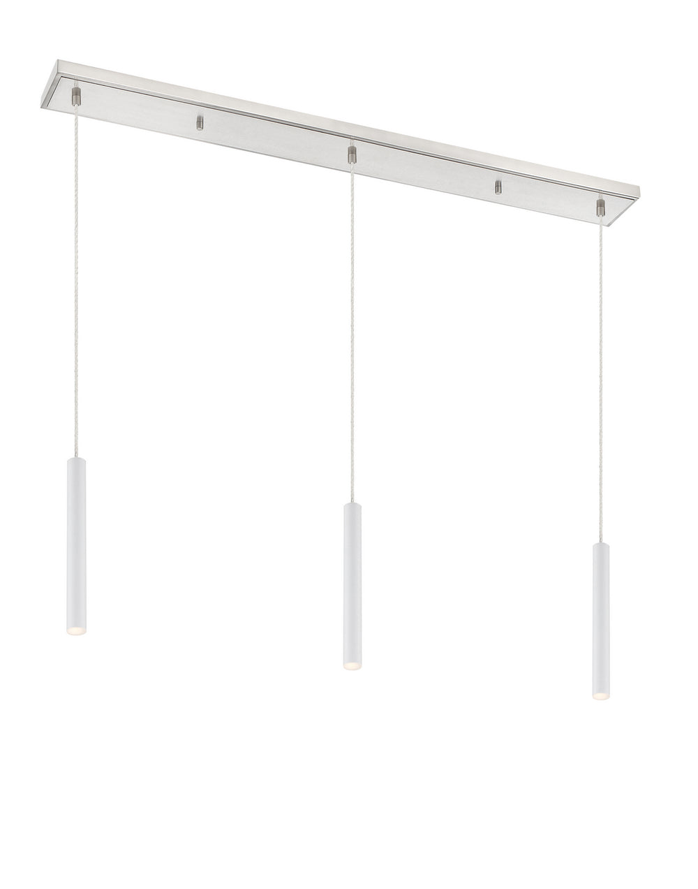 Z-Lite Canada - LED Linear Chandelier - Forest - Brushed Nickel- Union Lighting Luminaires Decor