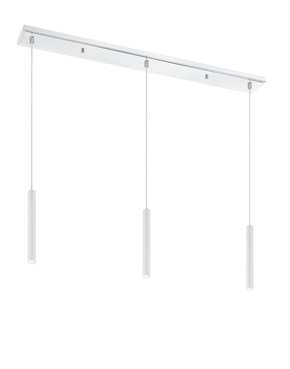 Z-Lite Canada - LED Linear Chandelier - Forest - Chrome- Union Lighting Luminaires Decor