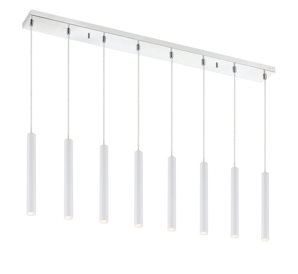 Z-Lite Canada - LED Linear Chandelier - Forest - Chrome- Union Lighting Luminaires Decor