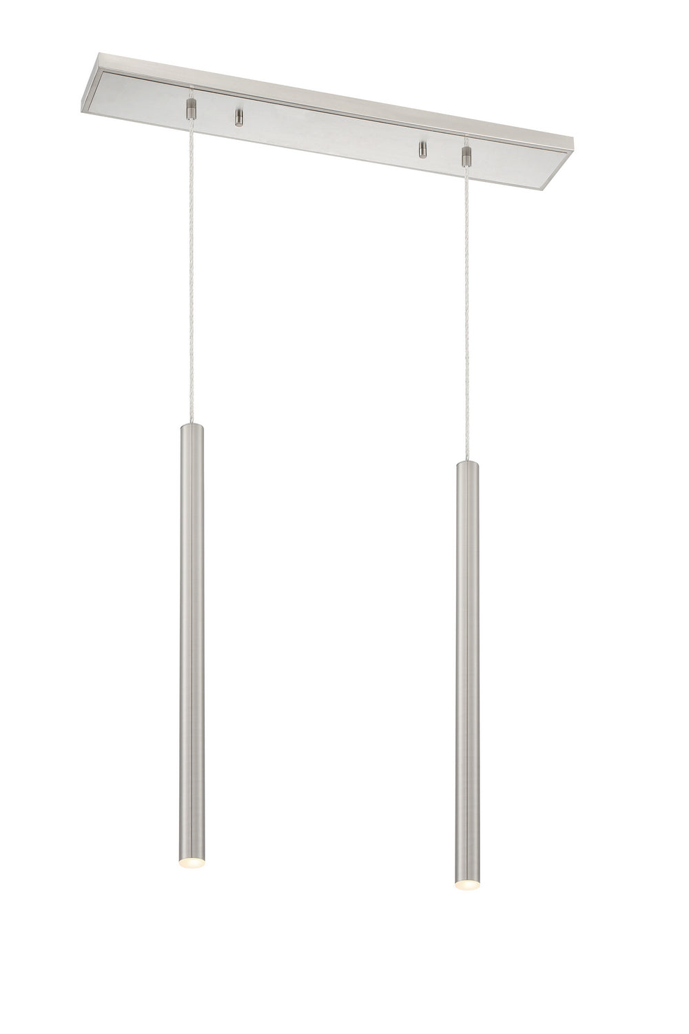 Z-Lite Canada - LED Linear Chandelier - Forest - Brushed Nickel- Union Lighting Luminaires Decor