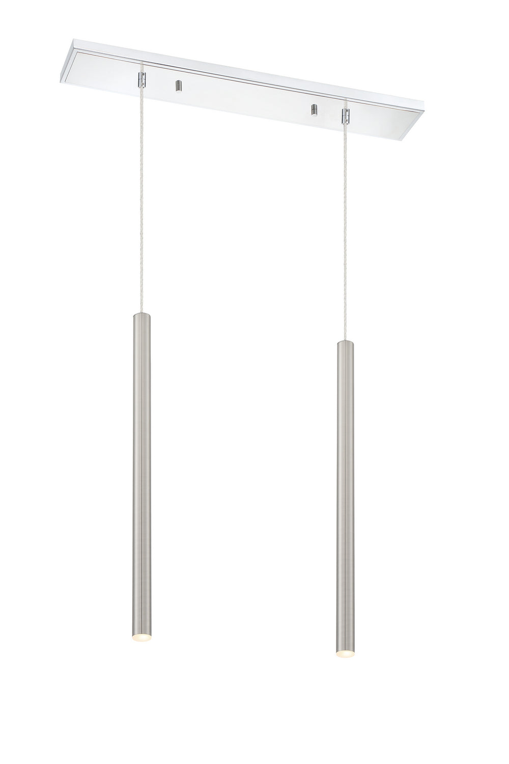 Z-Lite Canada - LED Linear Chandelier - Forest - Chrome- Union Lighting Luminaires Decor