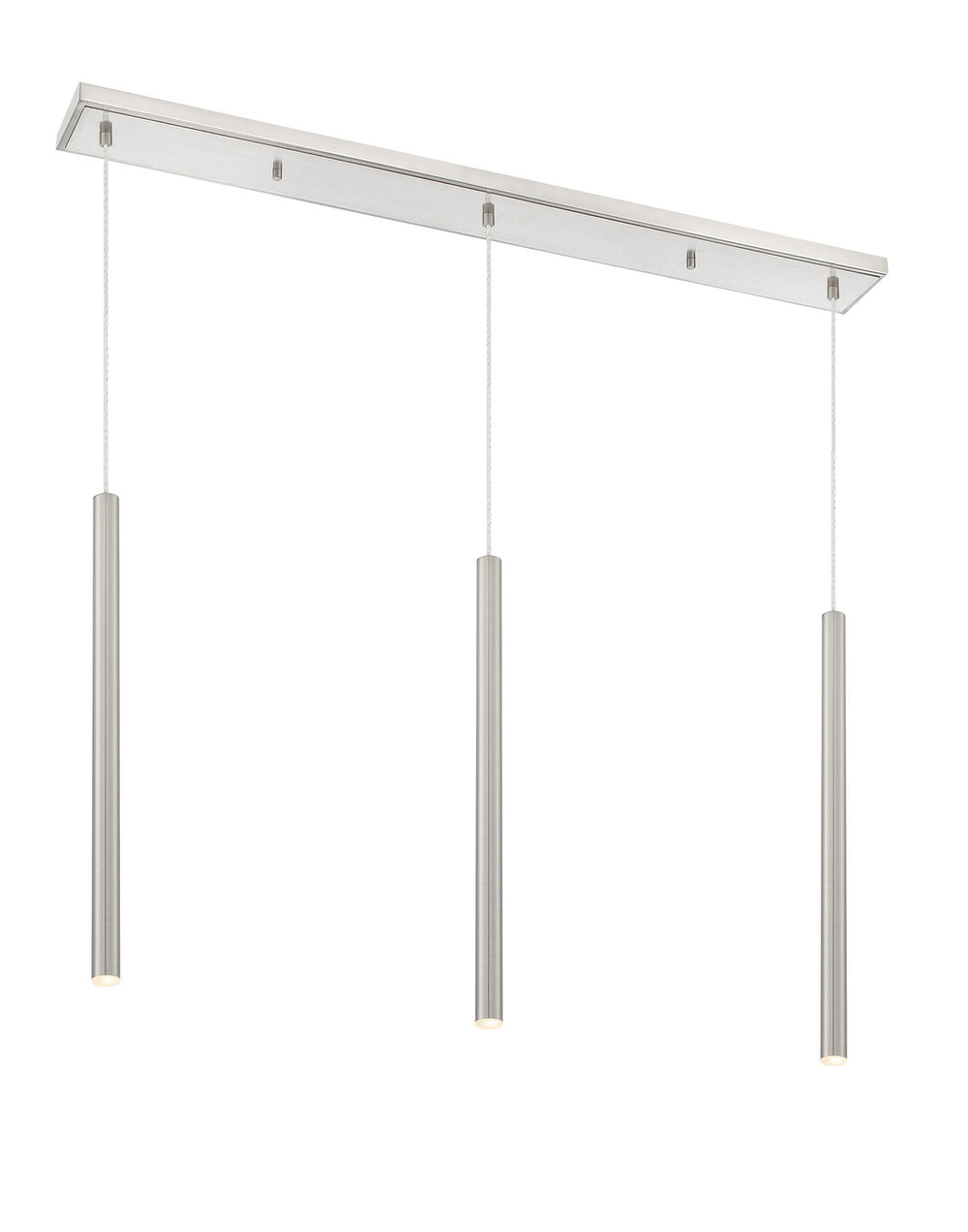 Z-Lite Canada - LED Linear Chandelier - Forest - Brushed Nickel- Union Lighting Luminaires Decor