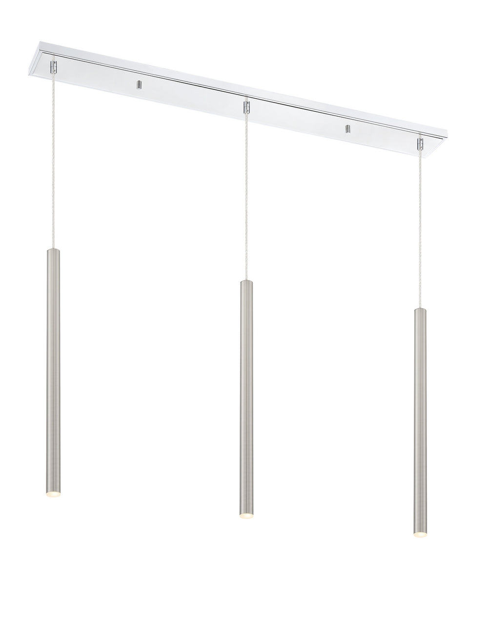 Z-Lite Canada - LED Linear Chandelier - Forest - Chrome- Union Lighting Luminaires Decor