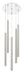 Z-Lite Canada - LED Chandelier - Forest - Chrome- Union Lighting Luminaires Decor