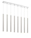 Z-Lite Canada - LED Linear Chandelier - Forest - Chrome- Union Lighting Luminaires Decor