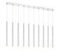 Z-Lite Canada - LED Linear Chandelier - Forest - Chrome- Union Lighting Luminaires Decor