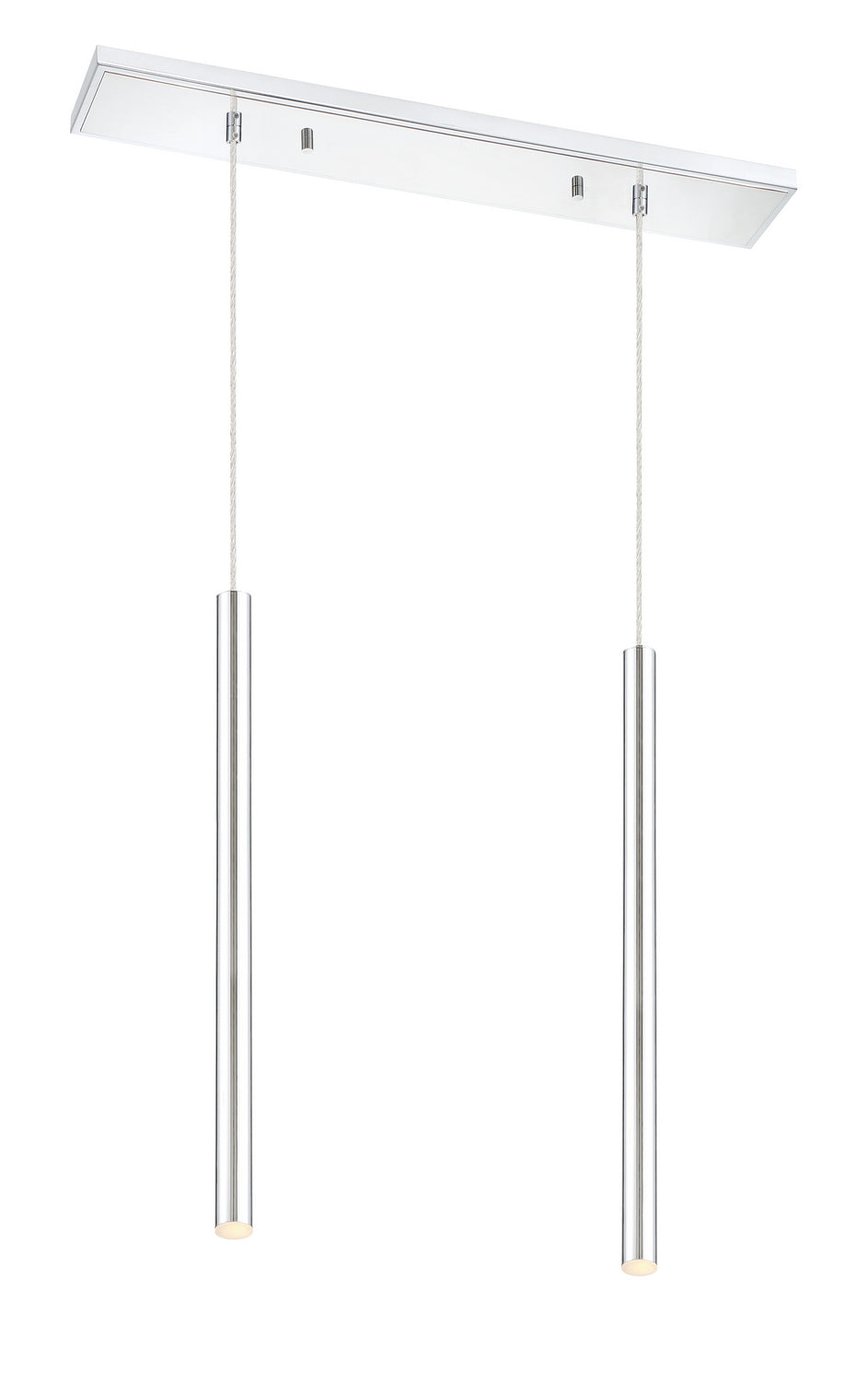 Z-Lite Canada - LED Linear Chandelier - Forest - Chrome- Union Lighting Luminaires Decor