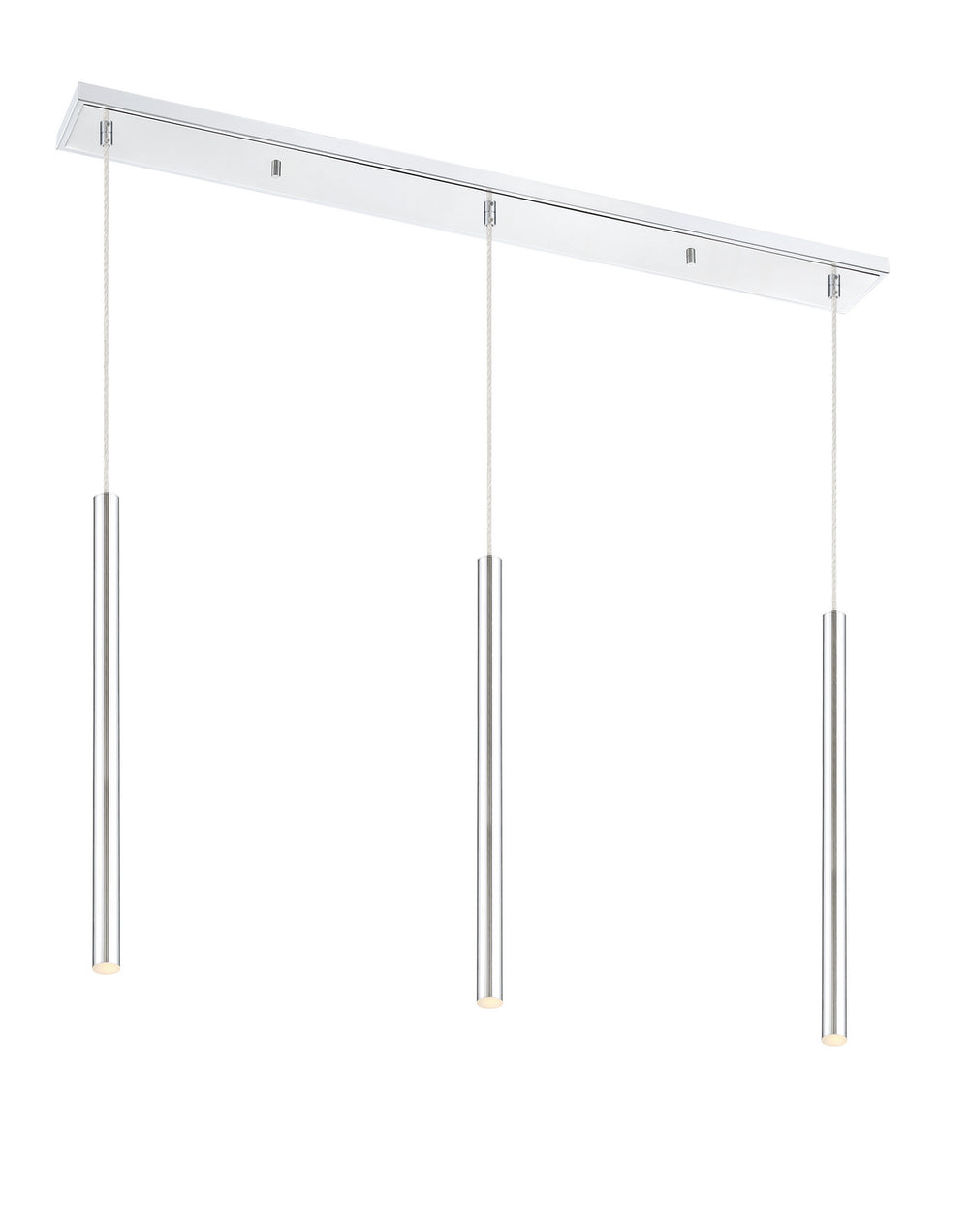 Z-Lite Canada - LED Linear Chandelier - Forest - Chrome- Union Lighting Luminaires Decor