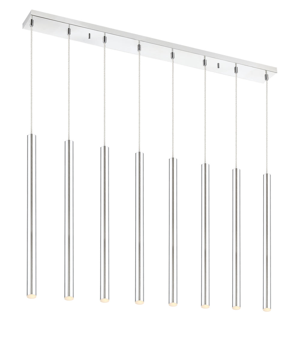 Z-Lite Canada - LED Linear Chandelier - Forest - Chrome- Union Lighting Luminaires Decor