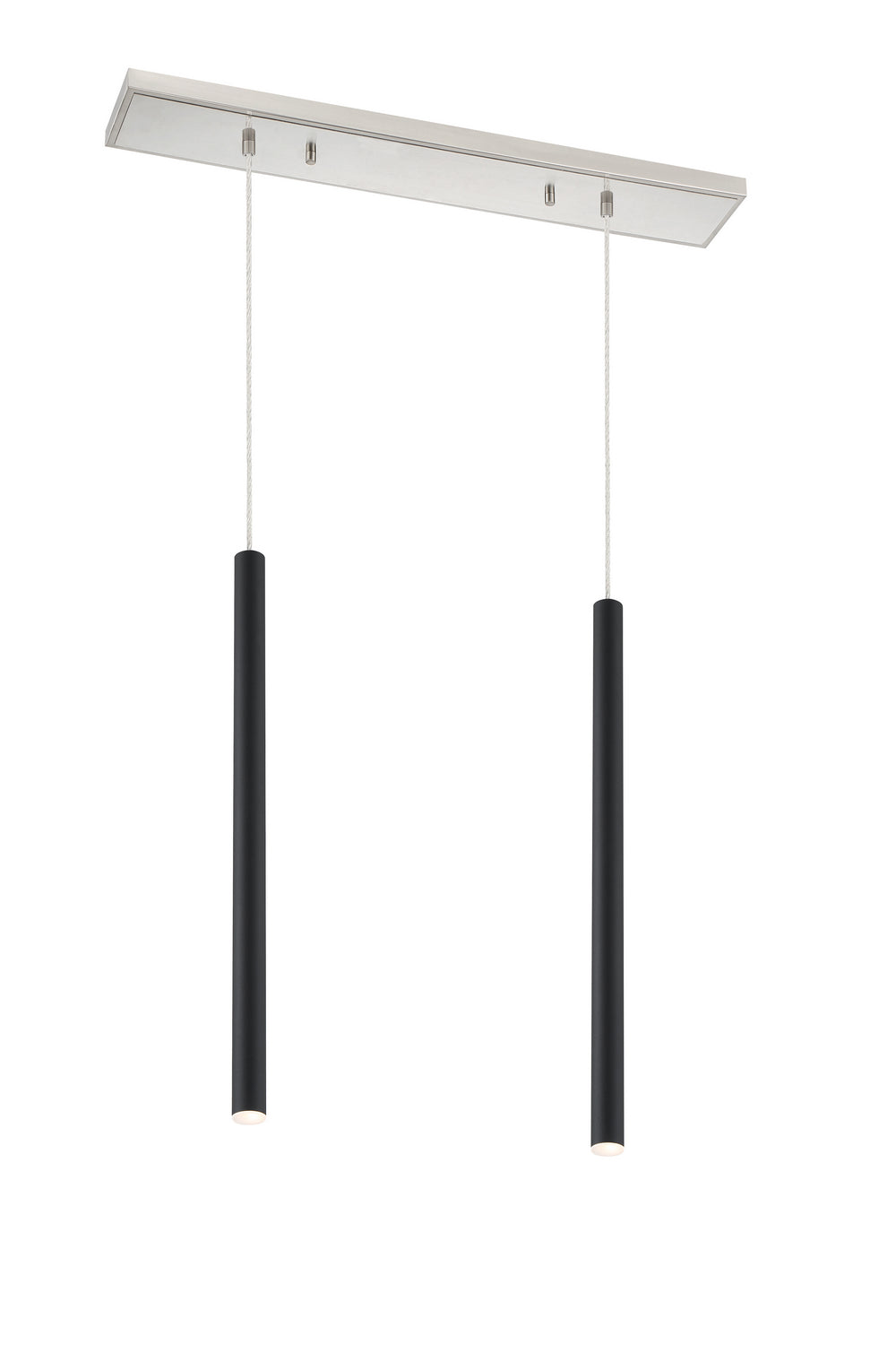 Z-Lite Canada - LED Linear Chandelier - Forest - Brushed Nickel- Union Lighting Luminaires Decor