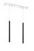 Z-Lite Canada - LED Linear Chandelier - Forest - Chrome- Union Lighting Luminaires Decor