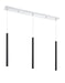 Z-Lite Canada - LED Linear Chandelier - Forest - Chrome- Union Lighting Luminaires Decor