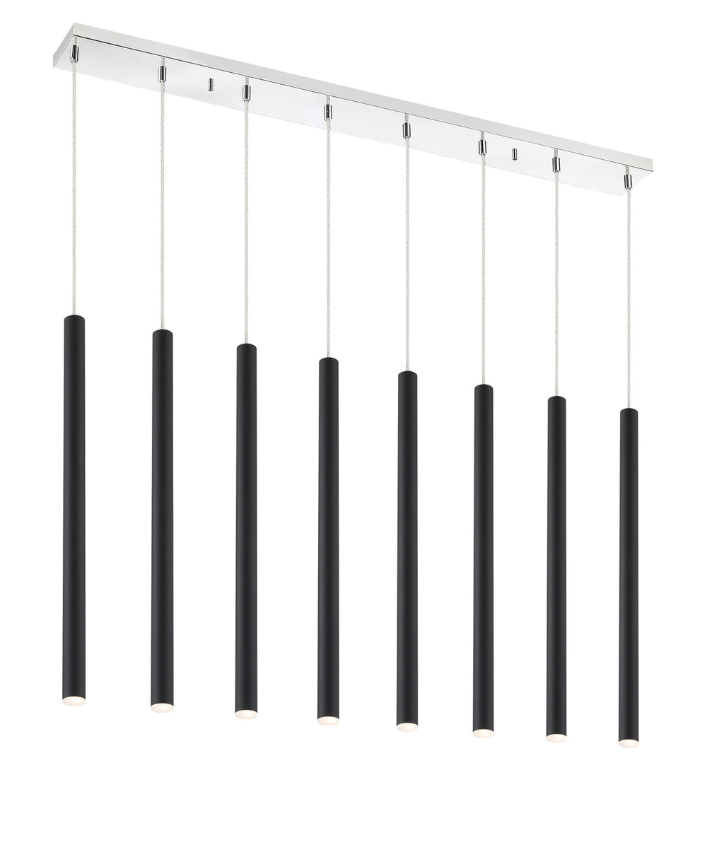 Z-Lite Canada - LED Linear Chandelier - Forest - Chrome- Union Lighting Luminaires Decor