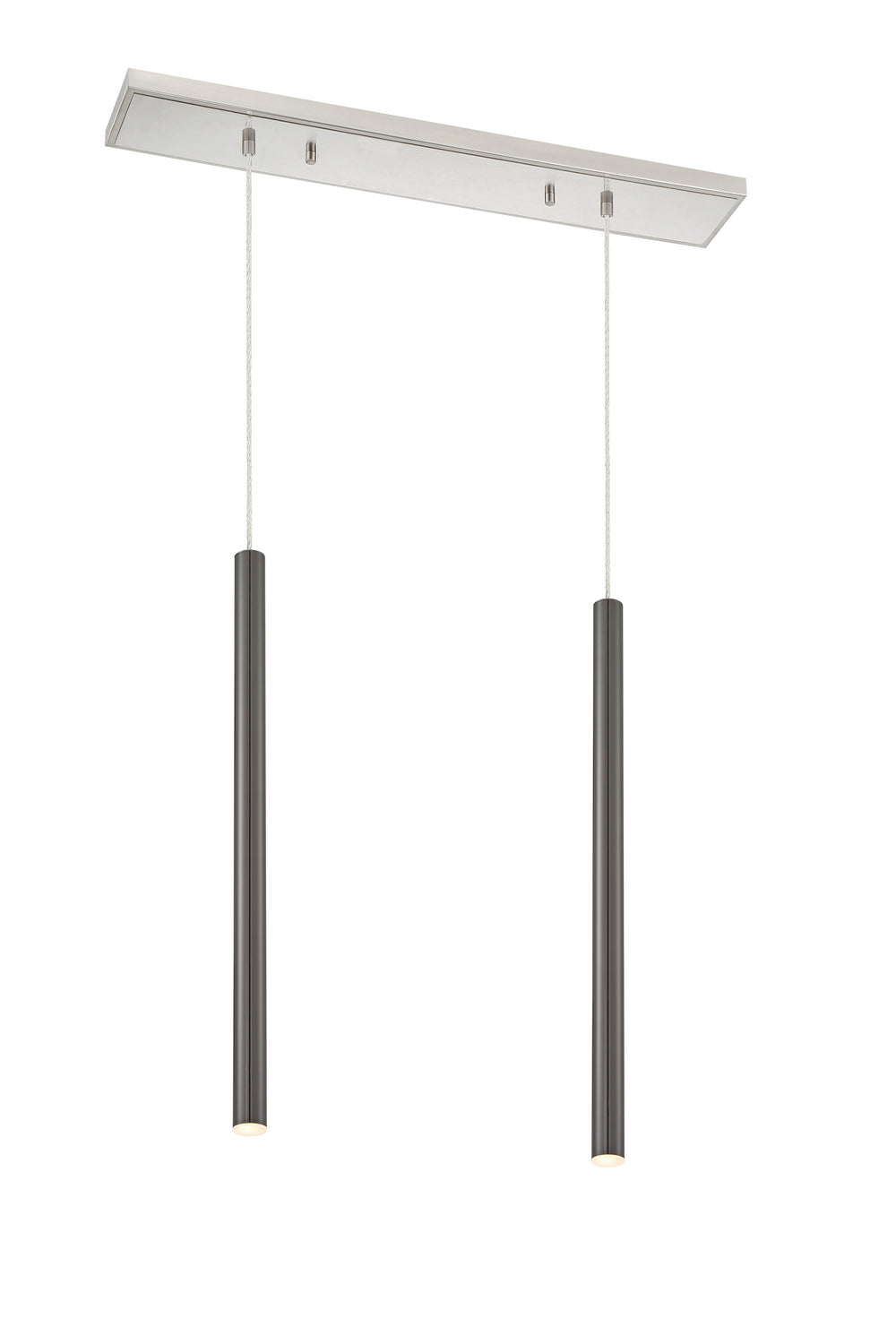 Z-Lite Canada - LED Linear Chandelier - Forest - Brushed Nickel- Union Lighting Luminaires Decor