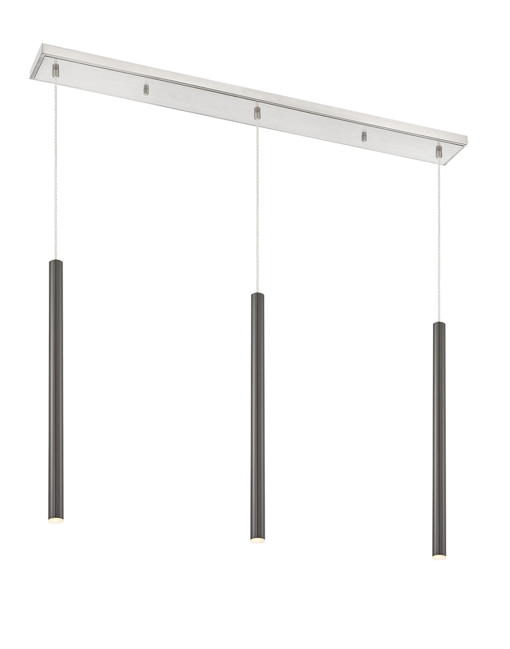 Z-Lite Canada - LED Linear Chandelier - Forest - Brushed Nickel- Union Lighting Luminaires Decor