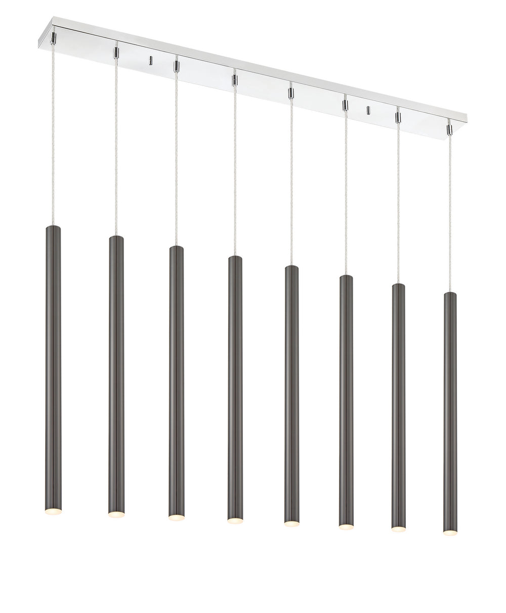 Z-Lite Canada - LED Linear Chandelier - Forest - Chrome- Union Lighting Luminaires Decor
