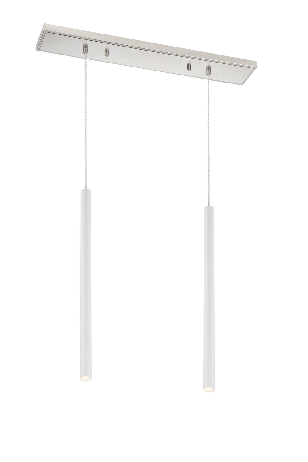 Z-Lite Canada - LED Linear Chandelier - Forest - Brushed Nickel- Union Lighting Luminaires Decor