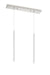 Z-Lite Canada - LED Linear Chandelier - Forest - Brushed Nickel- Union Lighting Luminaires Decor