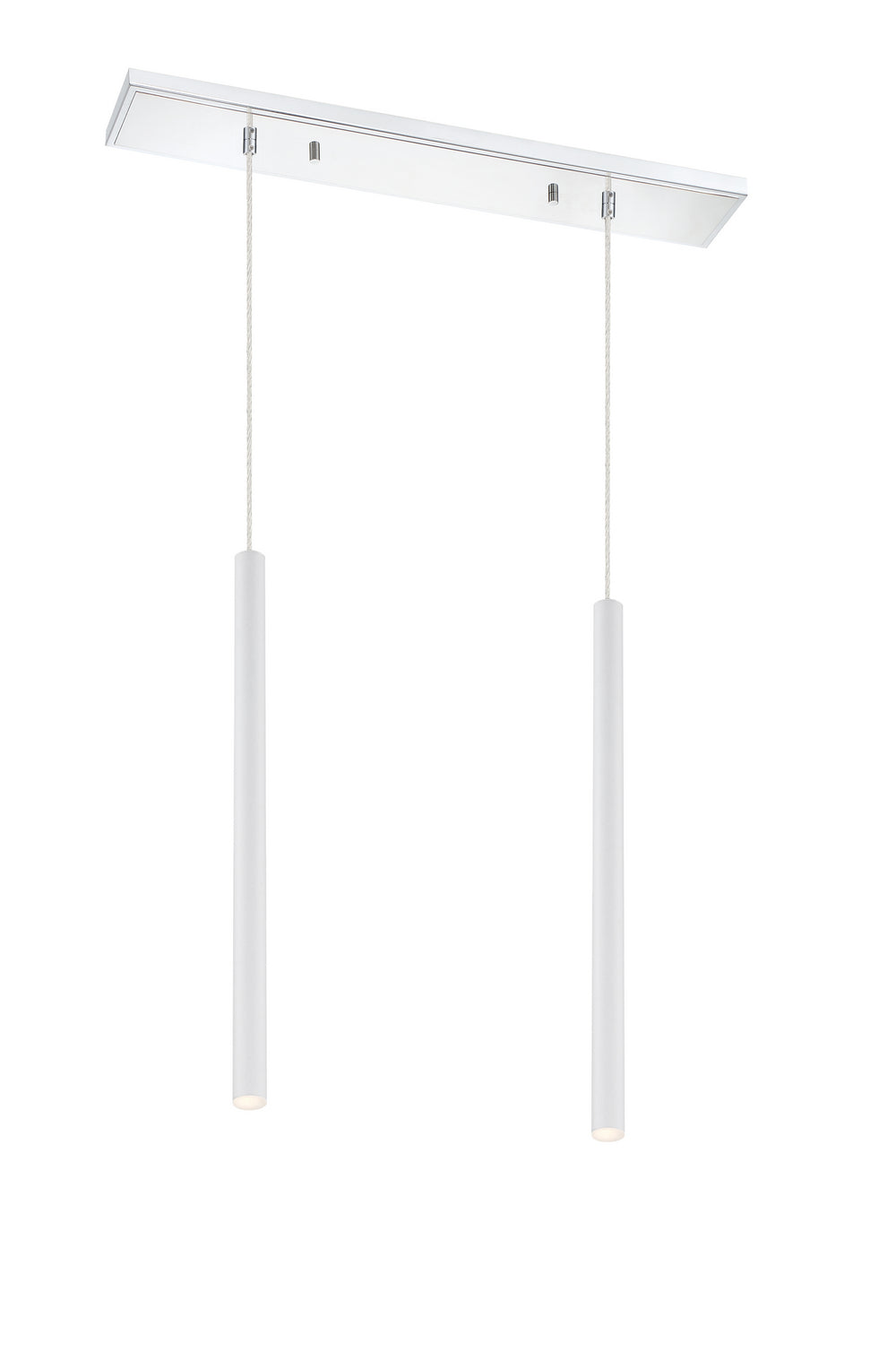 Z-Lite Canada - LED Linear Chandelier - Forest - Chrome- Union Lighting Luminaires Decor